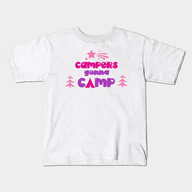 Camper's Adventure & Delight Kids T-Shirt by ameristar